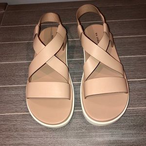 Via Spiga Kalia Strappy Sandal Sand Size 7.5 NWOT